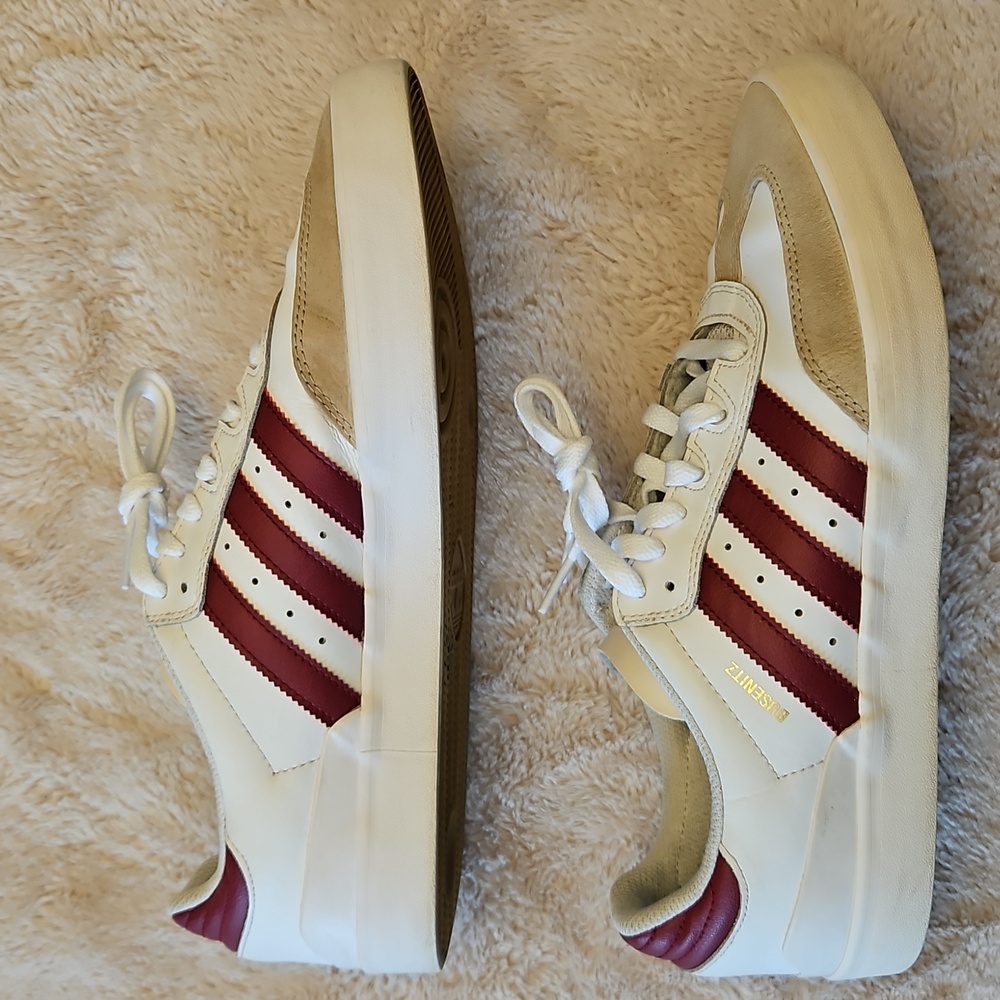 GUC Men's Adidas Busenitz White & Sneakers. Size 11. - Picture 2 of 9